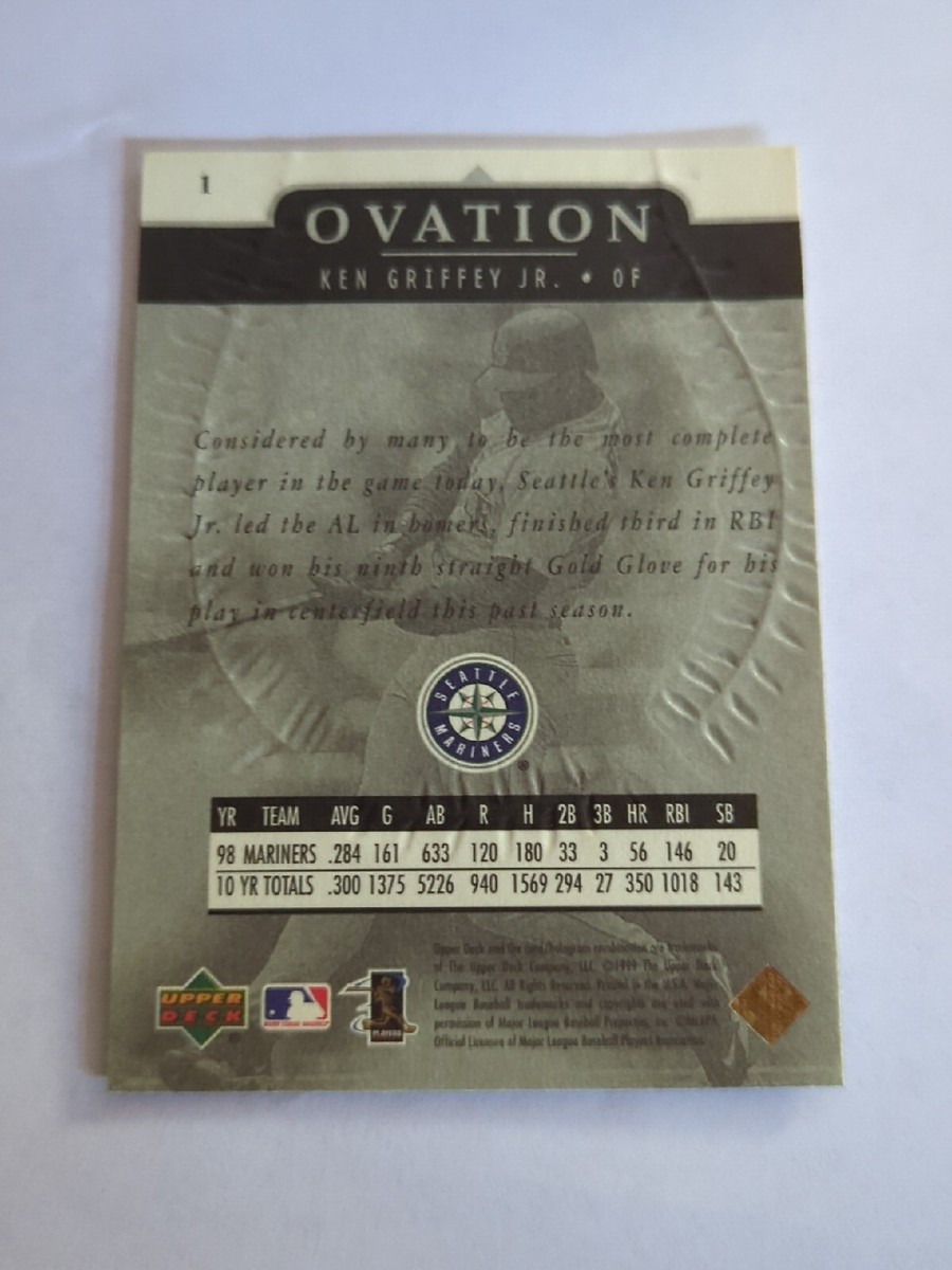 1999 Upper Deck Ovation Ken Griffey Jr #1 | eBay