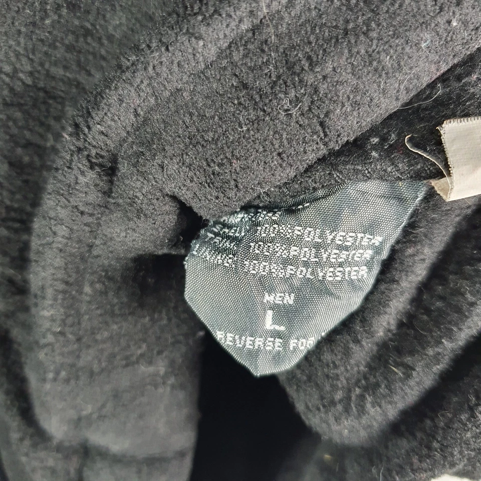 Jersey New Balance Para Hombre Grande Negro Polar Bolsillos con Cremallera Completa 9281 Foto 3 de 4