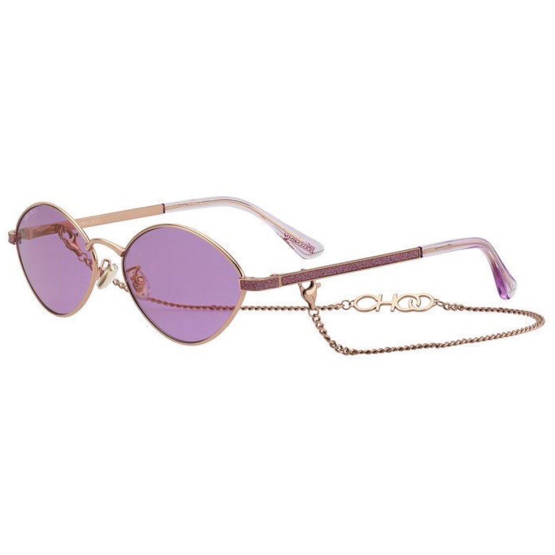 JIMMY CHOO SONNY /S S9E Rose Gold Violet Lenses Women JIMMY CHOO SONNY /S S9E Rose Gold Violet Lenses Women