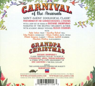 THE KANNEH-MASONS / MICHAEL MORPURGO / OLIVIA COLMAN CARNIVAL NEW CD