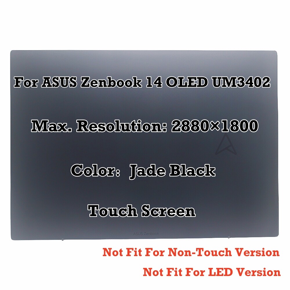 14"" For ASUS Zenbook 14 OLED UM3402 2.8K IPS LCD Screen Touch Display Complete