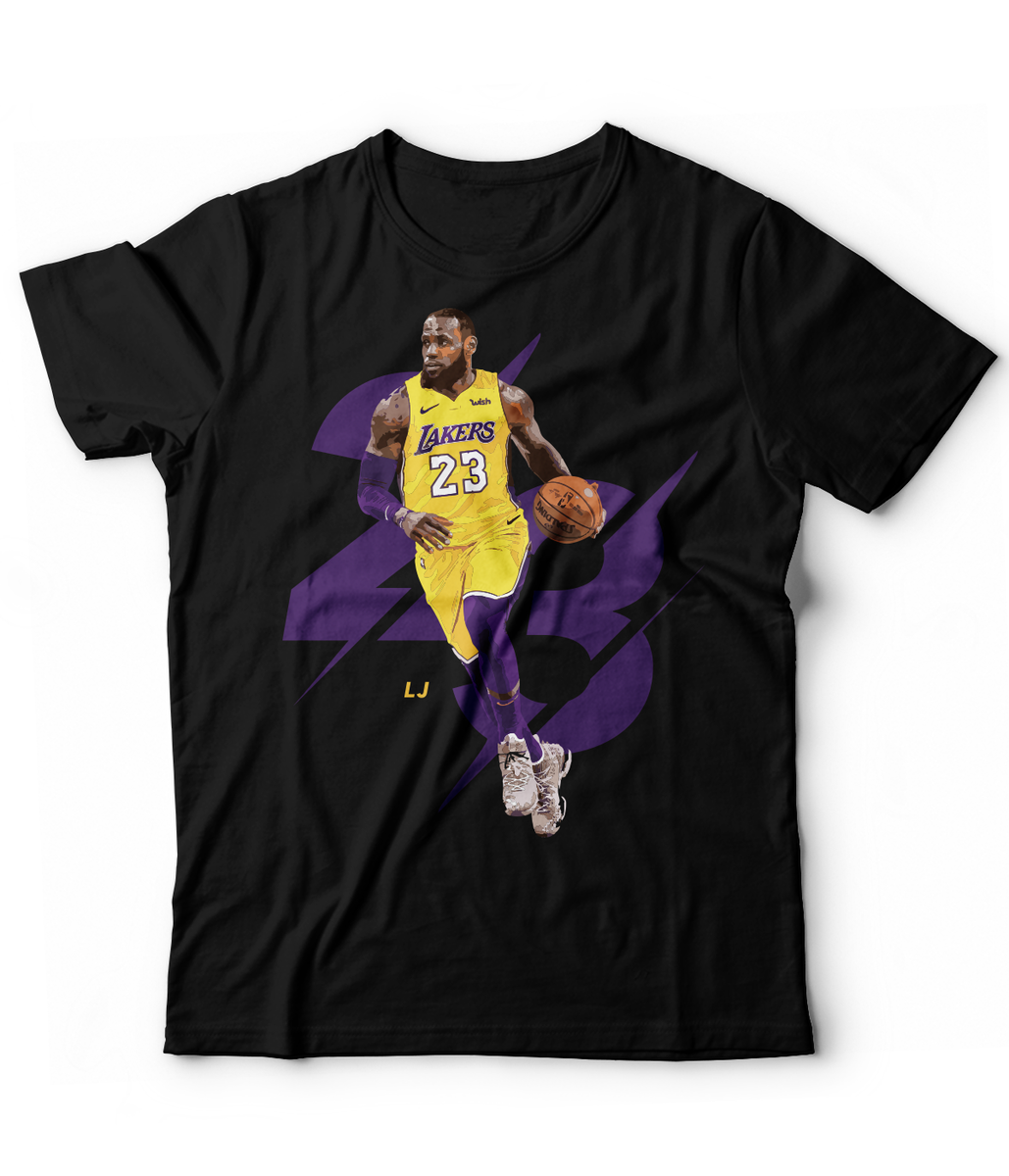 Lebron James 23 Basketball Champions Hoop Basketball Tshirt Lakers  Cavaliers NBA