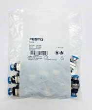 NEW  Festo 153159 QSS-8 Push-In Bulkhead Connector 8mm Tube OD Bag Of 10 