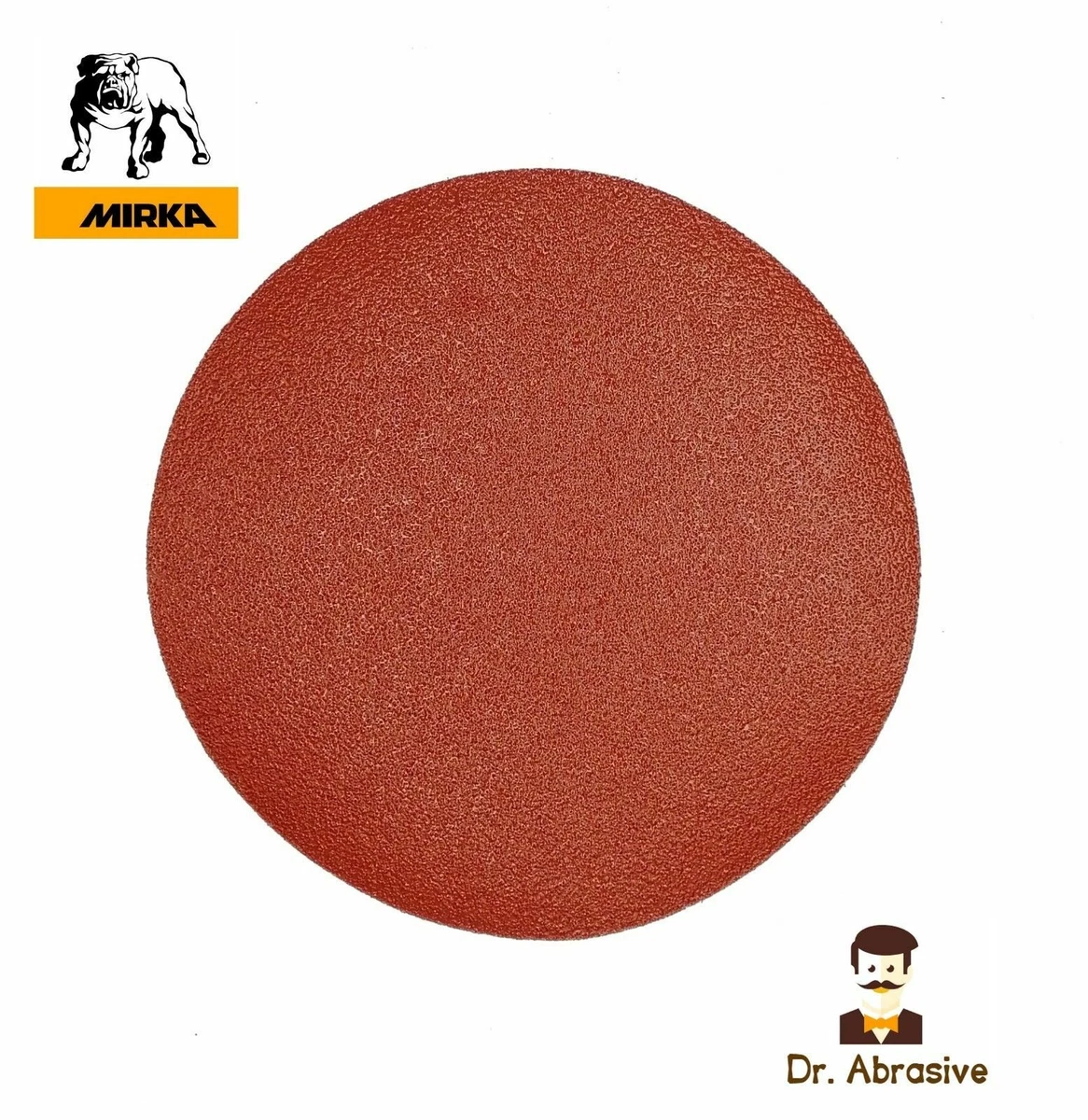 200mm SANDING DISCS 8 inch MIRKA Sandpaper Pads Pack of 10 Hook and Loop 40 400