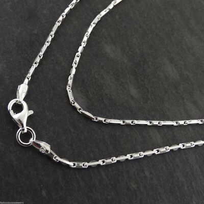 1,34 mm Heshe Kette Halskette - 925 Sterlingsilber - Stärke 040 18'' 20'' 22'' 24'' 30''