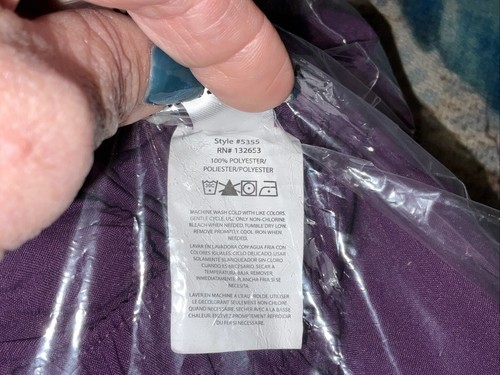 Spread Good Cheer Womens 4XL Scrub Medical Nurse Bottoms Eggplant, New Sealed - Picture 23 of 24