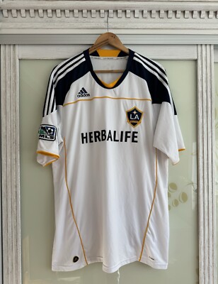 La Galaxy 2010-2011 Home Soccer Jersey Football Kit Shirt Size XL