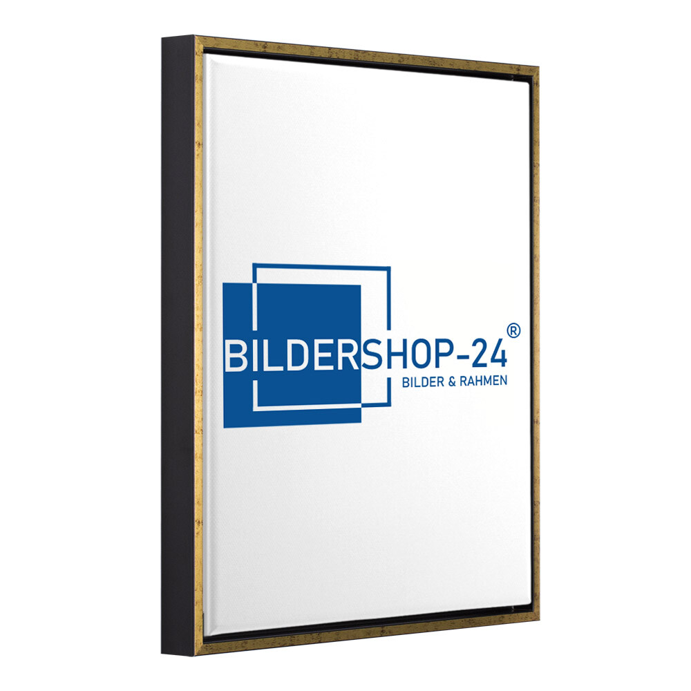 Bildershop-24 Schattenfugenrahmen Lemgo Weiß - Für Keilrahmen 40x50cm