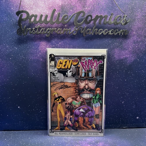 Gen 13 The Max #1 1st Cross-Over Signed Jim Lee Image Comics 