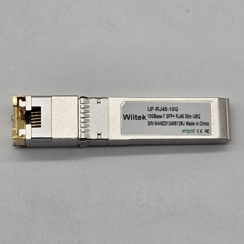 Wiitek UF-RJ45-10G Compatible 10GBASE-T SFP+ RJ-45 30m Transceiver-8941 - Afbeelding 5 van 13