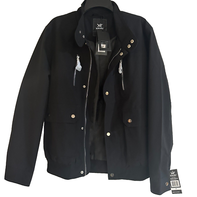 ブルゾン dimitriblack 2WAY Military Windbreaker Jacket Navy DBD1JP01N NEW X-Ray Men's Black 4 Pocket Windbreaker in Military Field