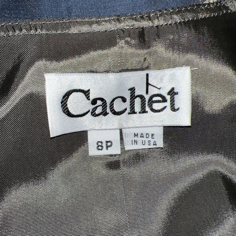 Chaqueta Cachet Mujer 8P Metálica Joya Esmoquin Blazer De Colección EE. UU. ¡¡¡NUEVA!!!! Foto 2 de 4