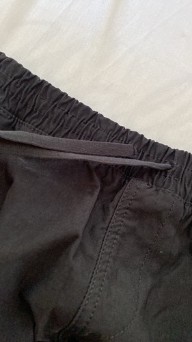 Hurley pants pull on drawstring elastic waist fitted elastic at ankles size 7/8 - Picture 9 of 11
