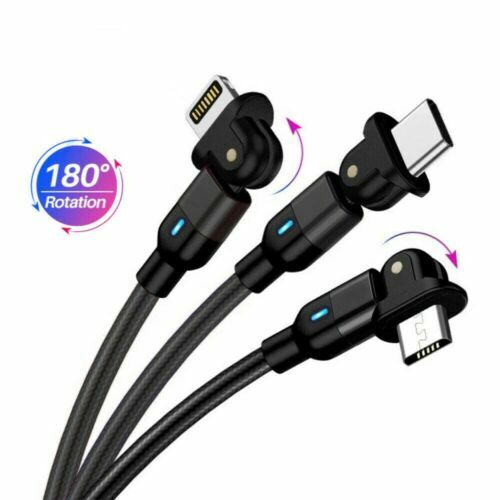 DIGITUS CAVO DI RICARICA 3 IN 1, USB A, LIGHNING + MICRO USB Usb C