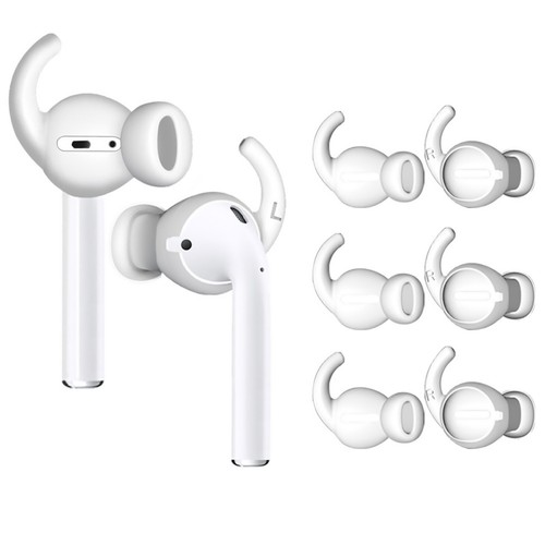 3 Pairs Noise Isolation Silicone Ear Hooks Covers Anti-Slip For AirPods - Picture 3 of 9