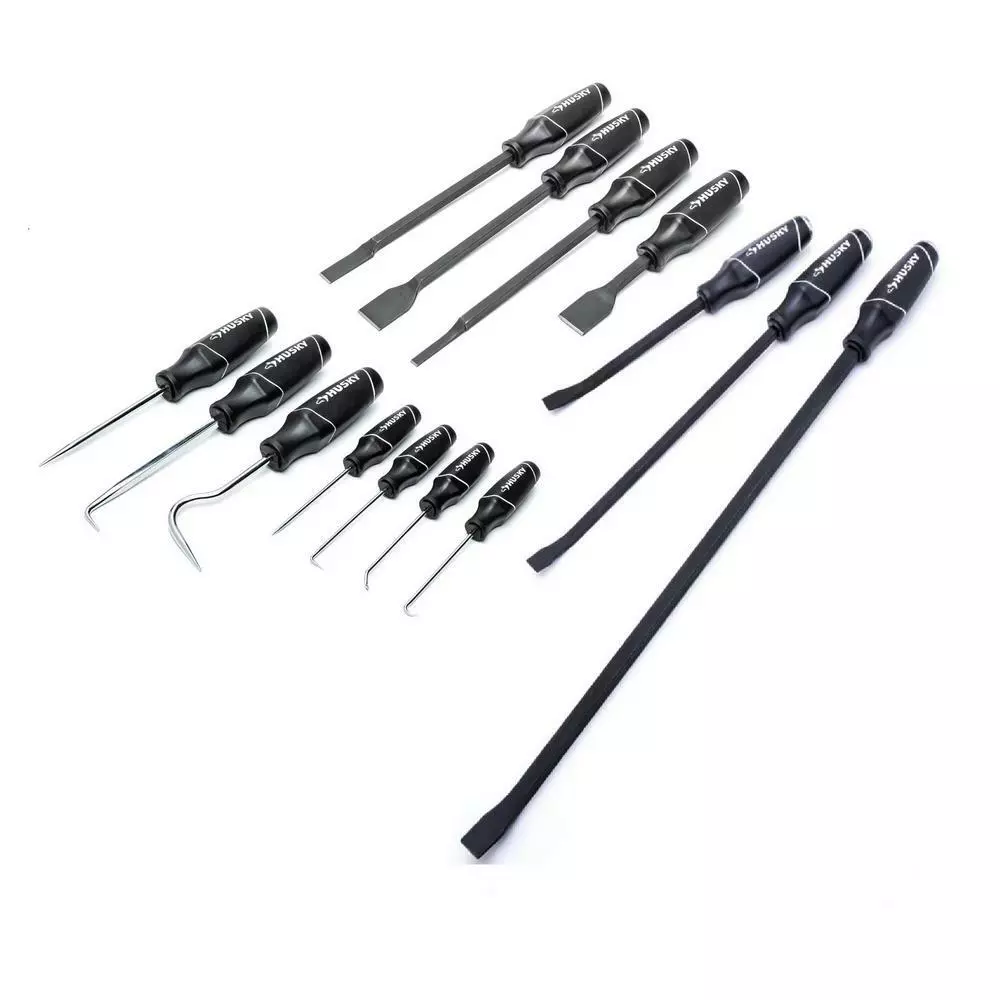Husky pry bar set deals