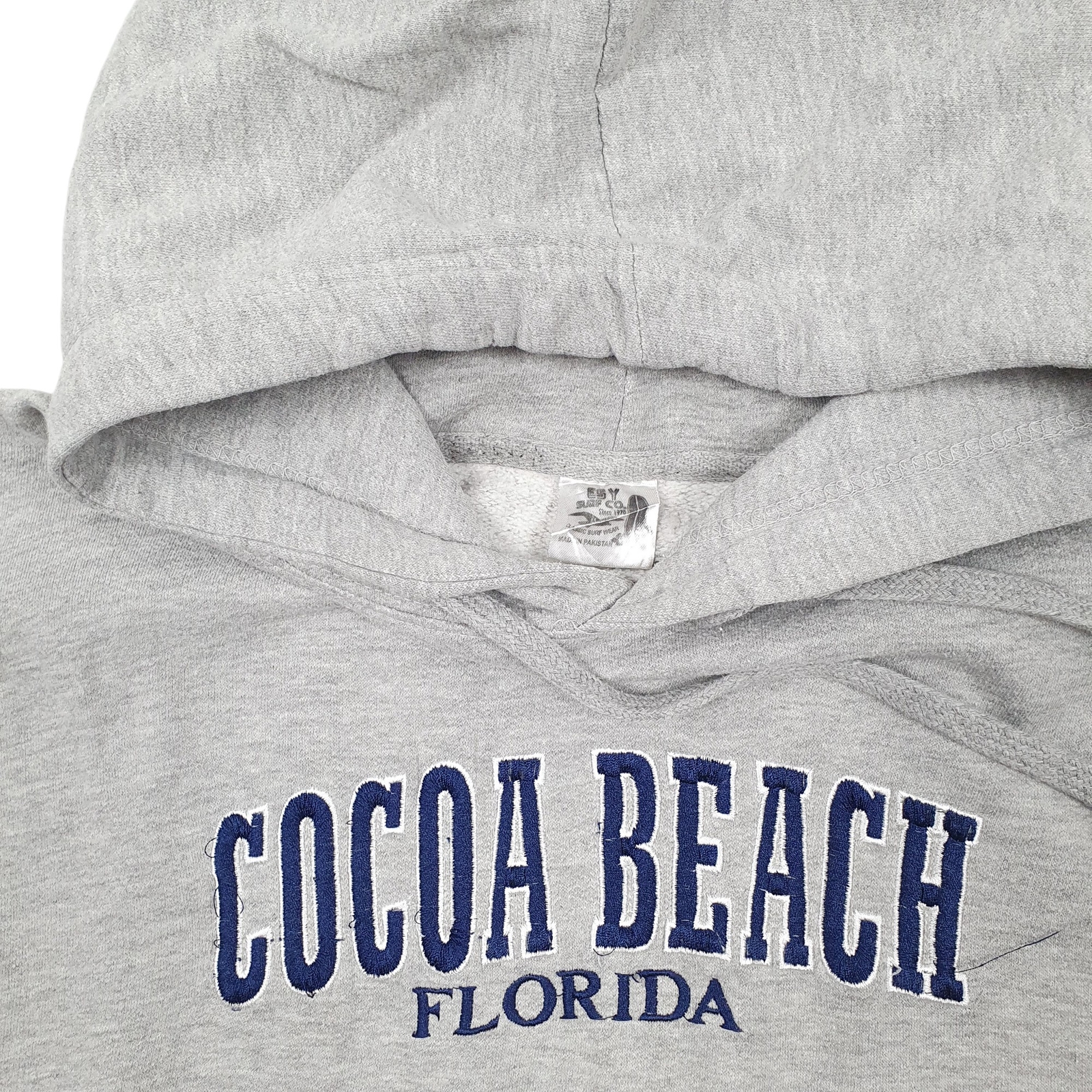EASY SURF CO Hoodie Cocoa Beach Florida Baggy Jumper Sweatshirt Womens M image 2