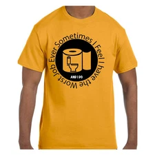 Funny Worst Job Ever Toilet Paper T-Shirt tshirt