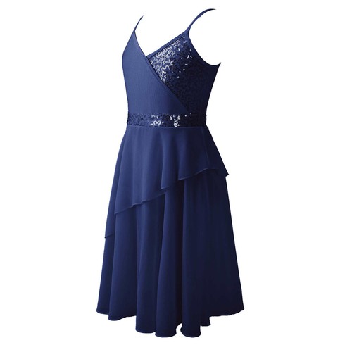 US Girls Sequins Latin Jazz Ballet Lyrical Dance Dress Camisole Leotard Costume - Picture 20 of 43