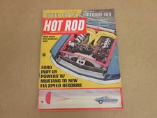 HOT ROD magazine February 1967 custom street drag racing Dodge Firebird Mustang