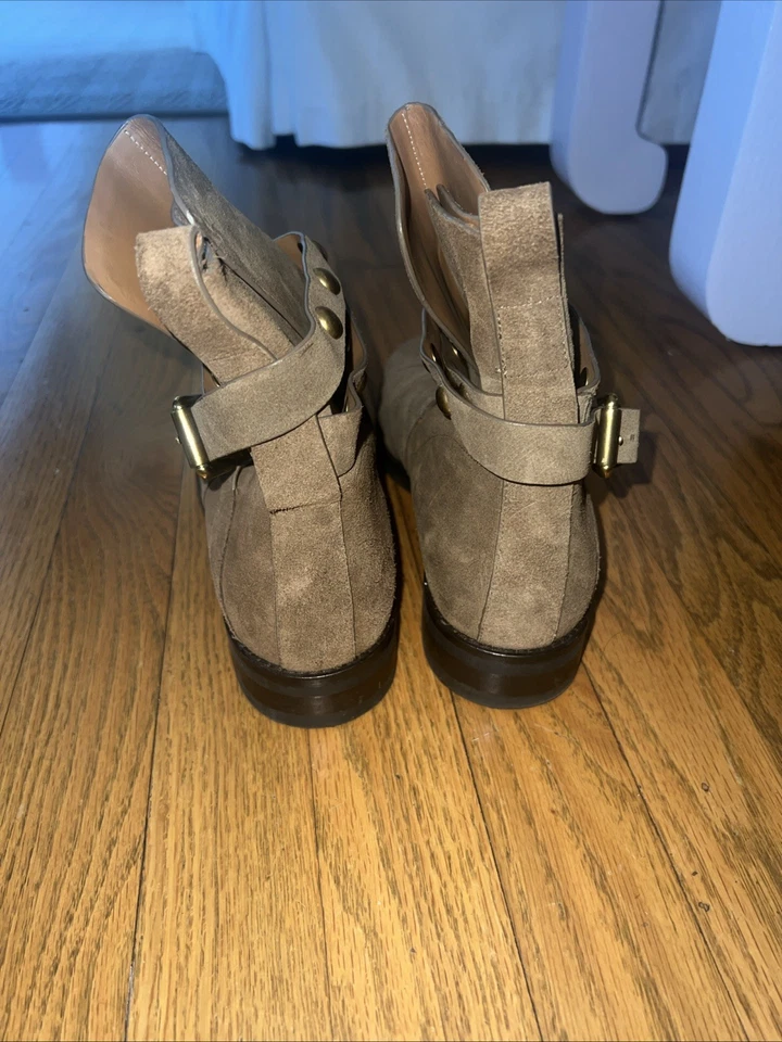 SeeByChloe Boho Western Black Suede Womens Boots Size 39 EU Retail:$500 - Image 2 of 4