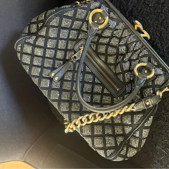 Marc Jacobs Crystal Embellished Stam Bag View 4