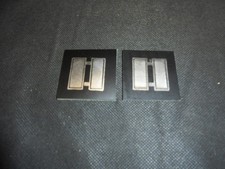 Pair of US Air Force/Army Military Captains A2 Jacket Leather Rank Badges