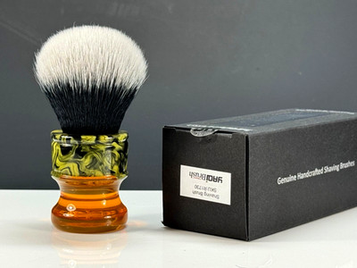 YAQI Retro 24MM Sagrada Familia Synthetic Hair Resin Handle Shaving Brush R1730