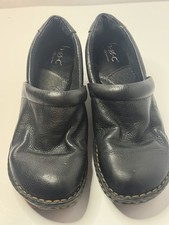 B.O.C Black Leather Clogs Size EU40/8.5-9