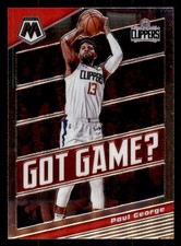 2019-20 Panini Mosaic #3 Paul George Got Game? Los Angeles Clippers
