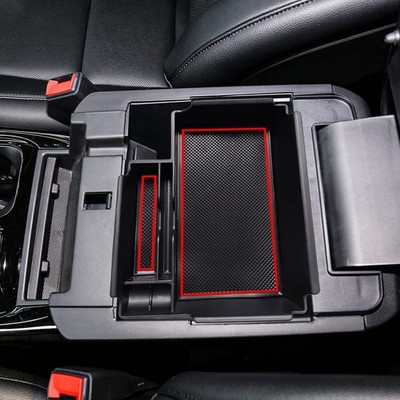 Center Console Organizer Tray for Ford Explorer 2020-2026 Red, Easy Installation