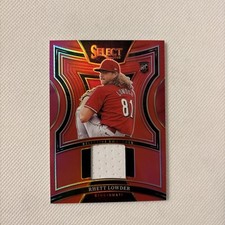 Rhett Lowder 2025 Panini Select Selective Swatches #SS-RL Red Prizm #’d 29/99 RC