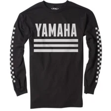 Factory Effex Yamaha Racer Long Sleeve Tee Shirt - Black - 2X-Large 23-87218
