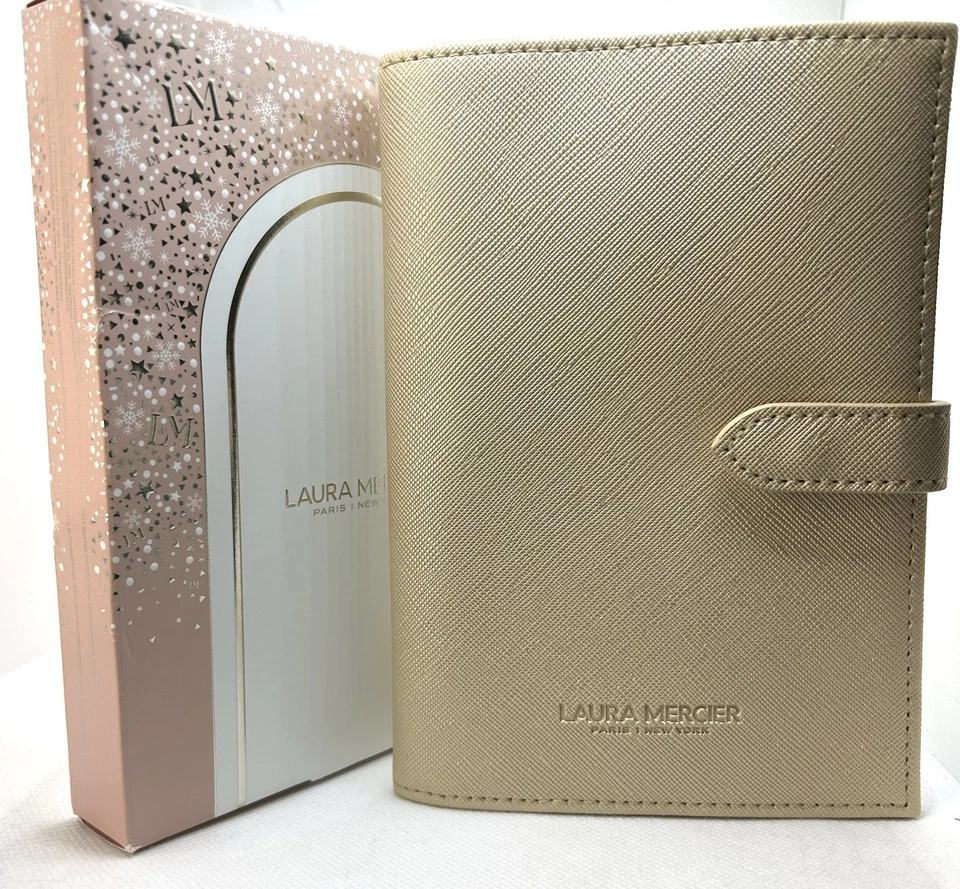 Juego de 4 cepillos de viaje Laura Mercier + bolso de mano dorado edición limitada nuevo y precintado Foto 2 de 4