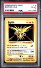1999 POKEMON BASE SET UNLIMITED #16 ZAPDOS-HOLO PSA 6 EX - MT