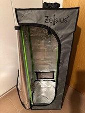 Zelsius Growzelt Growbox Indoor Grow 40x40x 20cm Grau - Zustand sehr gut!