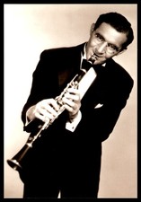Postcard Benny Goodman Clarinetist Portrait