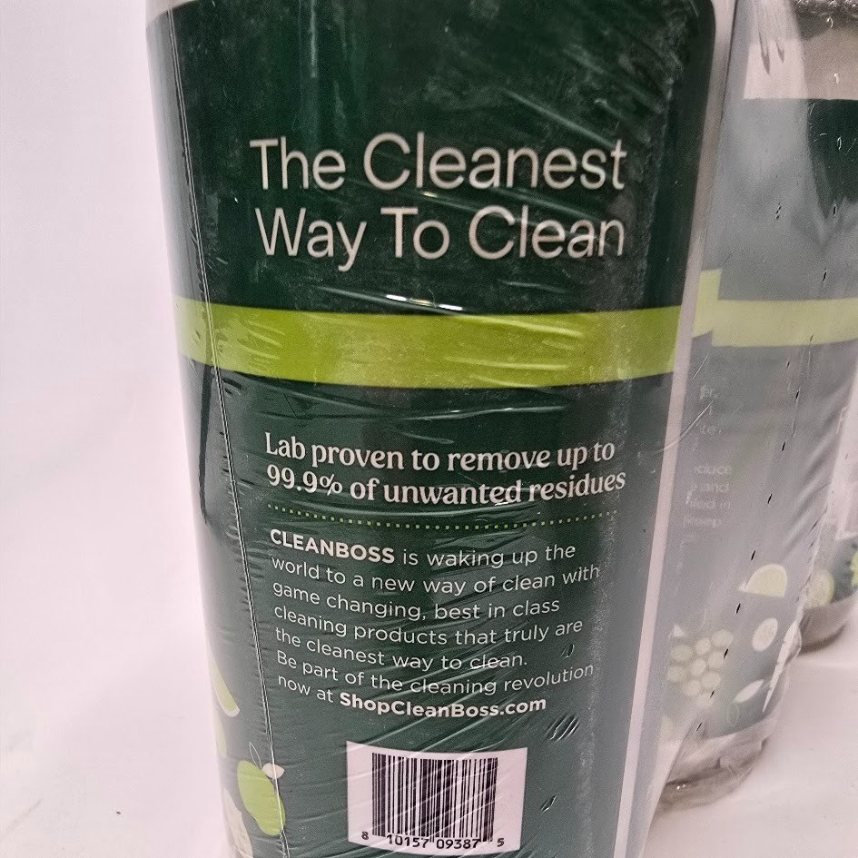 CleanBoss Eat Cleaner Triple-Action Fruit + Veggie Wash - 12 oz, Pack of 3