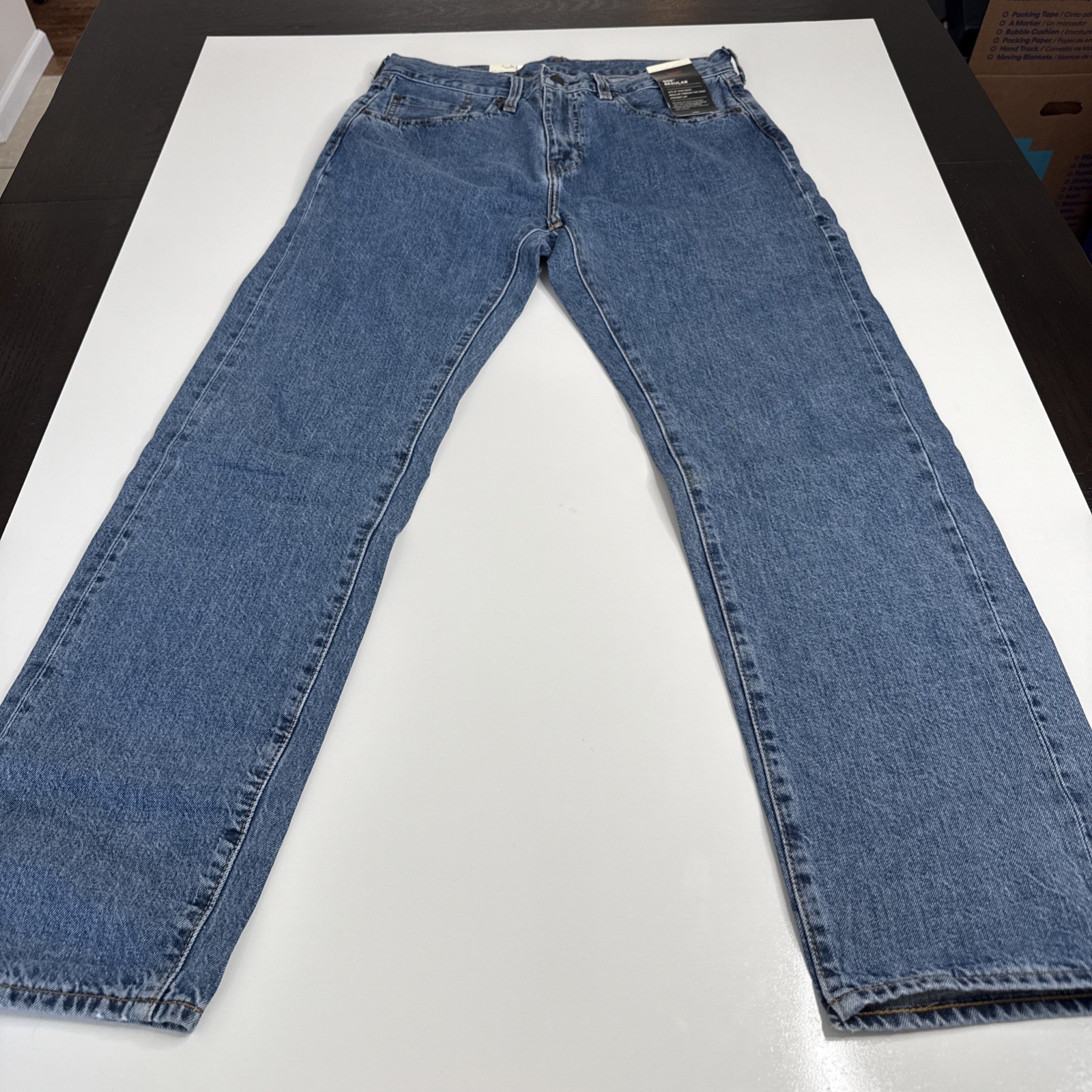 Levi's Premium 505 Regular Fit Selvedge Jeans Red Line 31x30 Men’s NEW WITH TAGS thumbnail 2