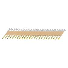 500Pcs 34 Degree 0.131" x 1-1/2" Paper Collated Framing Nails, Color Zinc