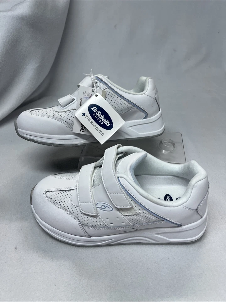 NWT Dr Scholl's Therapeutic Women White Comfort Walking Shoes Size 6E - Image 3 of 4