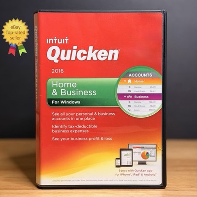 Intuit Quicken 2016 Home And Business Windows PC - PLEASE READ BELOW  TESTED