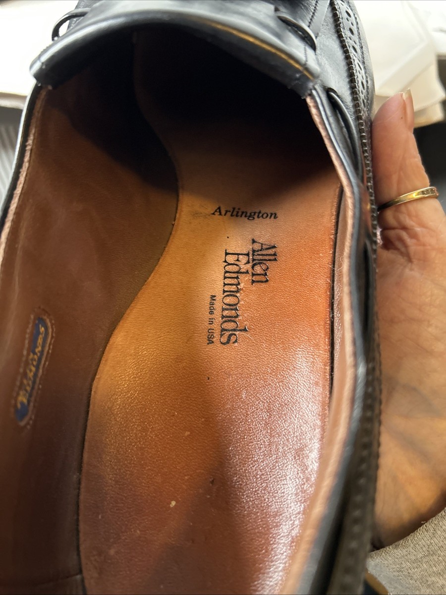 Allen‎ Edmonds Size 13 B Black Leather Arlington Wingtip Kiltie Tassel Loafers Allen Edmonds Mens Arlington Kiltie Loafer Dress Shoes Black  main image 3