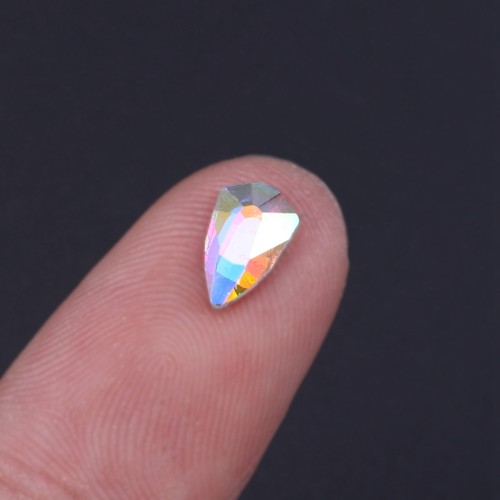 10pz Cristallo Imitazione Nail Art Gemme Schienale Piatto Nail Art Strass - Foto 12 di 12