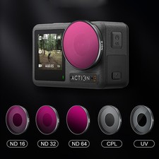 For DJI Action 3 STARTRC Filter UV ND16/32/64/CPL Lens Filters Kit Accessories