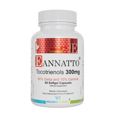 Wellness Extract Eannatto Tocotrienols Vitamin E Supplements Tocopherol Free,...