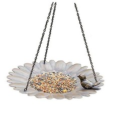 Metal Hanging Bird Feeder Tray to Attracting Bird for Outdoor Garden Decorative