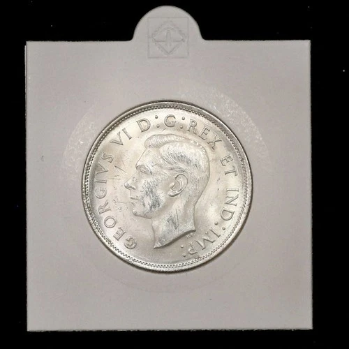 1938 Canada 50 Cent UNC Blast White Half Dollar Key Date