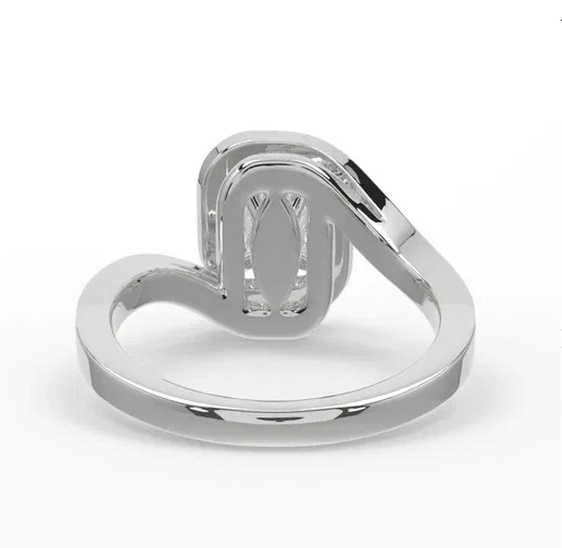 GIA IGI Lab Grown Diamond Engagement Ring 1,35 Karat Smaragdschliff 950 Platin - Bild 2 von 4