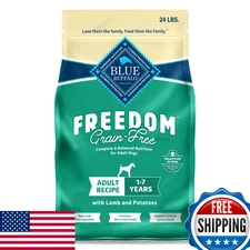 Blue Buffalo Freedom Grain-Free Lamb & Potato Dry Dog Food 24-lb Bag Complete
